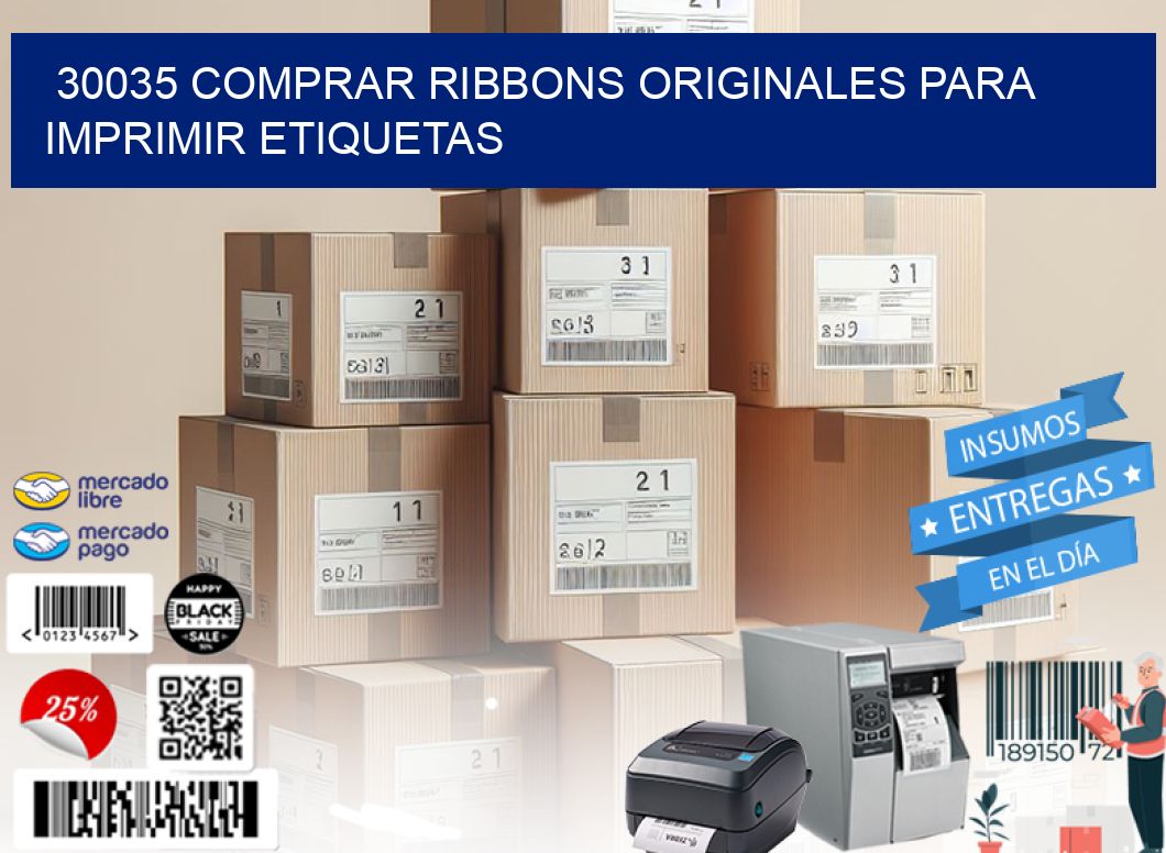 30035 COMPRAR RIBBONS ORIGINALES PARA IMPRIMIR ETIQUETAS