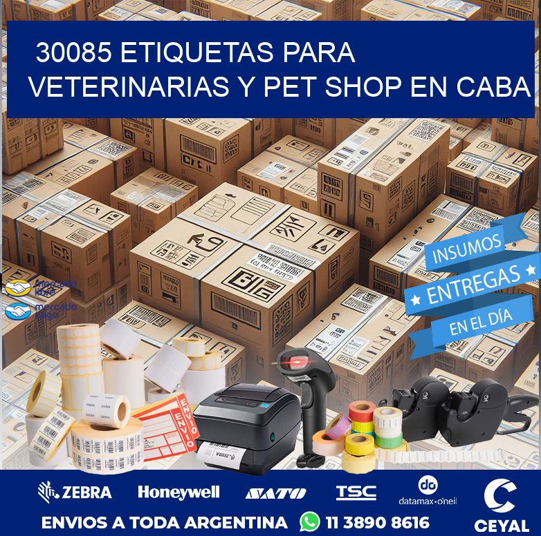 30085 ETIQUETAS PARA VETERINARIAS Y PET SHOP EN CABA