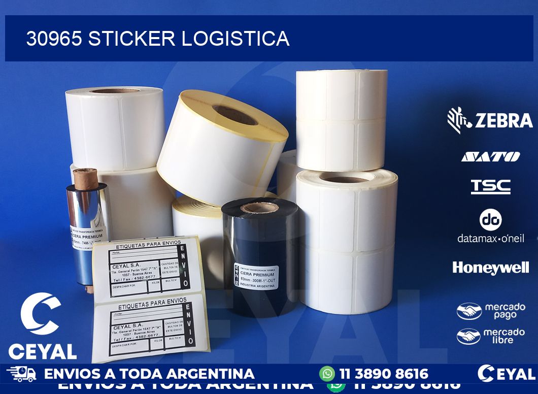 30965 STICKER LOGISTICA
