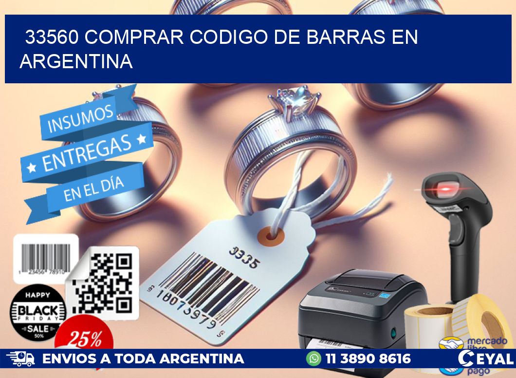 33560 Comprar Codigo de Barras en Argentina