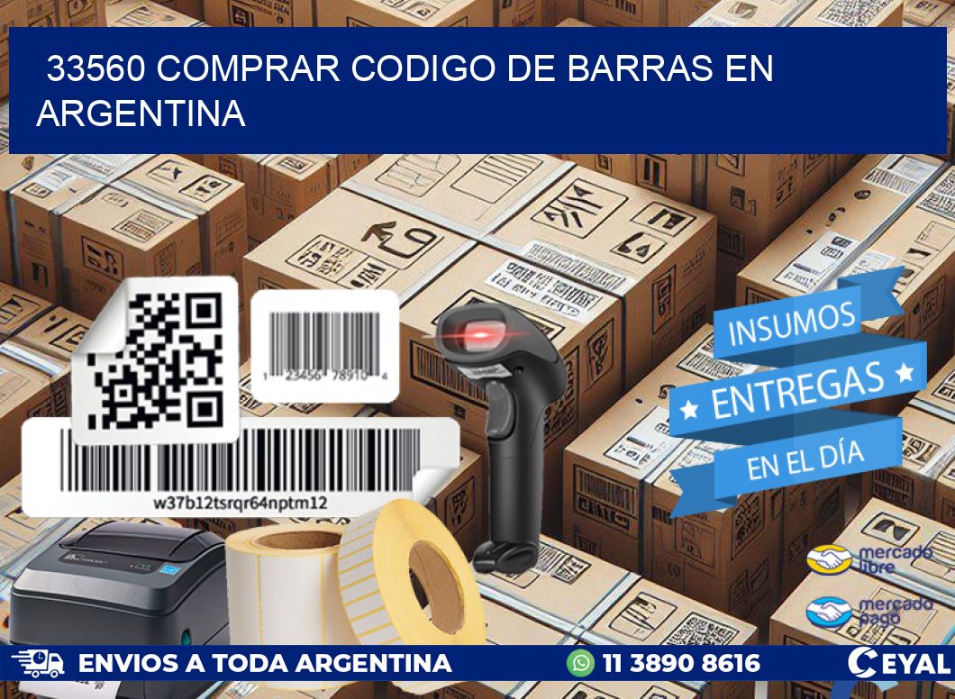 33560 Comprar Codigo de Barras en Argentina