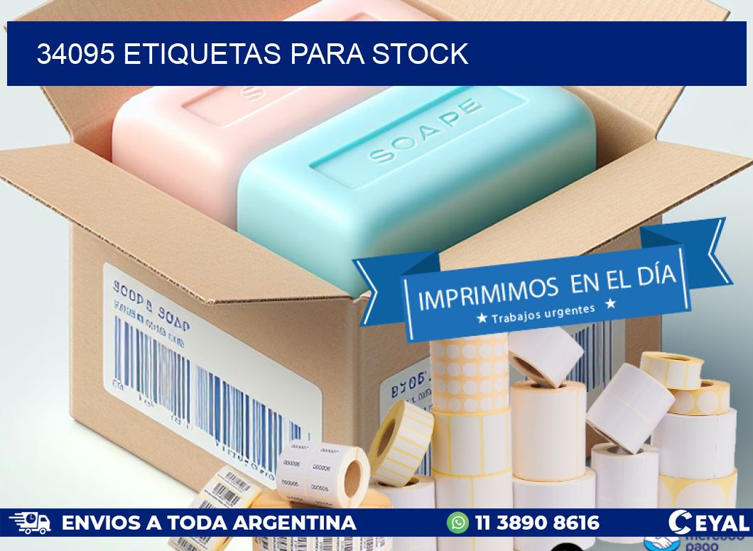 34095 ETIQUETAS PARA STOCK