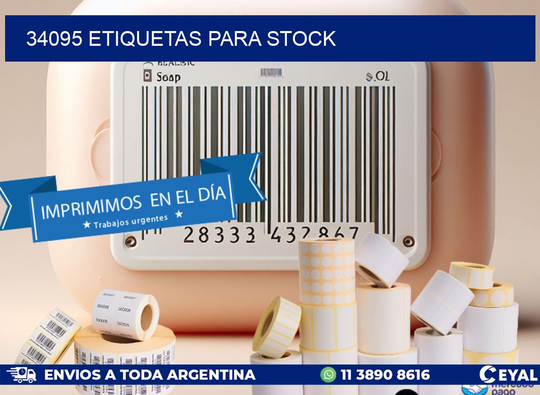 34095 ETIQUETAS PARA STOCK