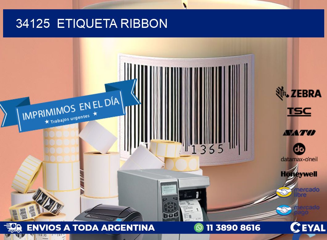 34125  etiqueta ribbon