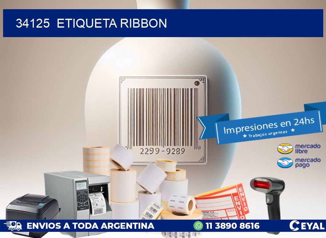34125  etiqueta ribbon