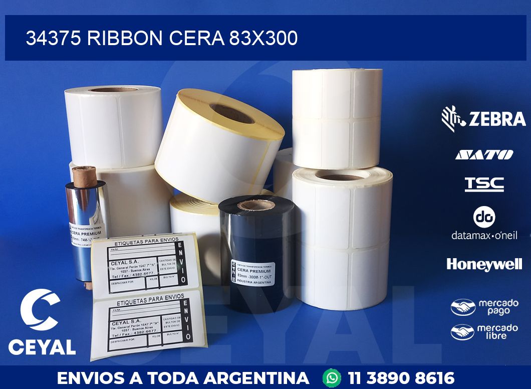 34375 RIBBON CERA 83X300