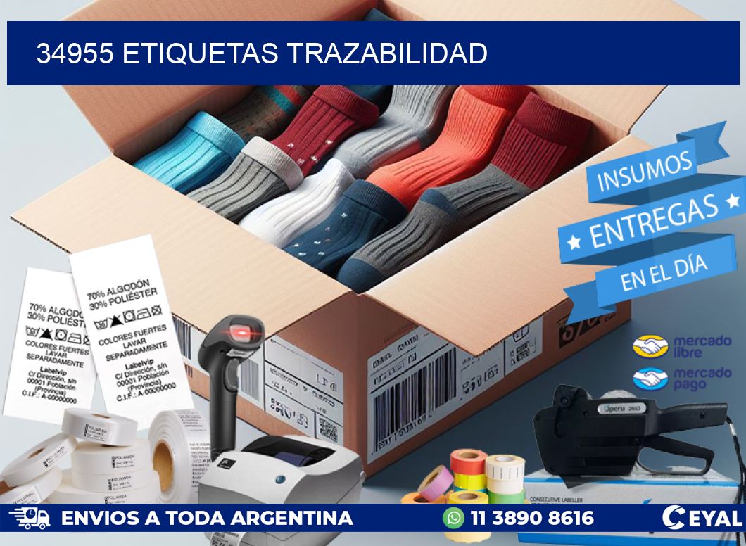 34955 Etiquetas trazabilidad