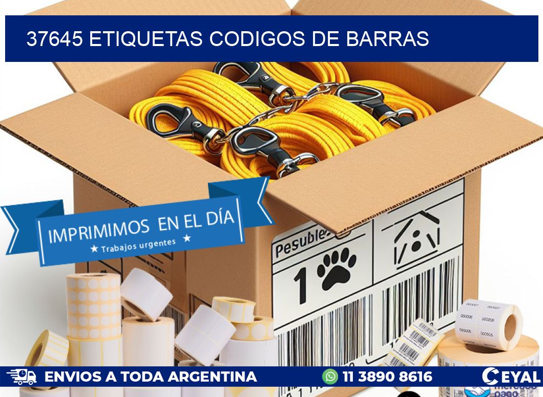 37645 etiquetas codigos de barras