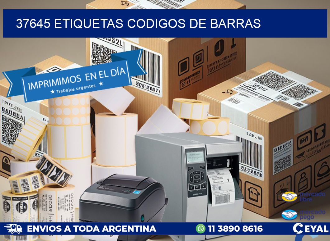 37645 etiquetas codigos de barras