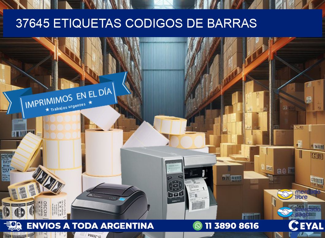 37645 etiquetas codigos de barras