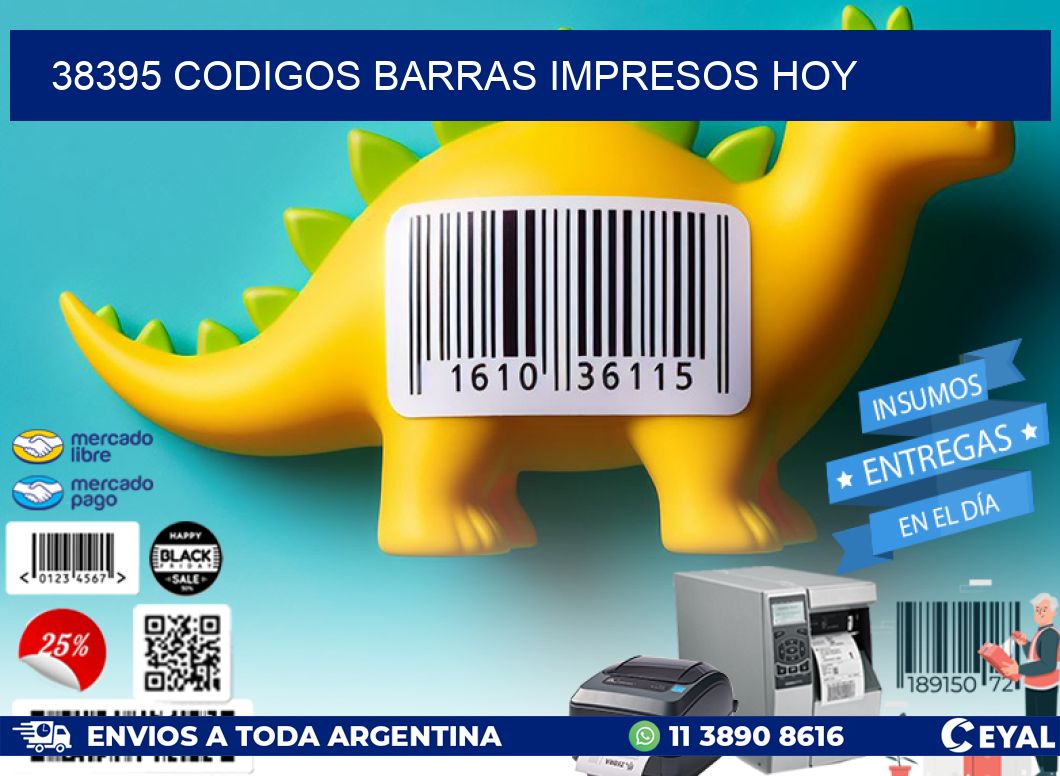 38395 CODIGOS BARRAS IMPRESOS HOY