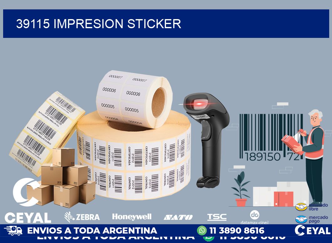39115 Impresion sticker