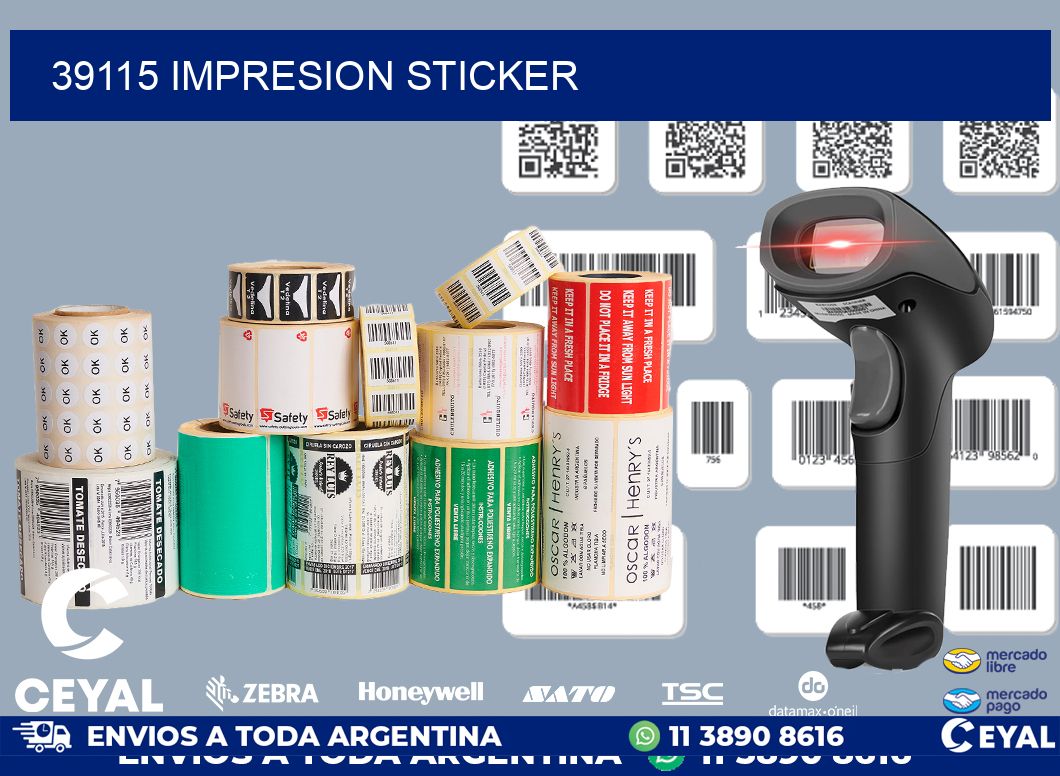 39115 Impresion sticker