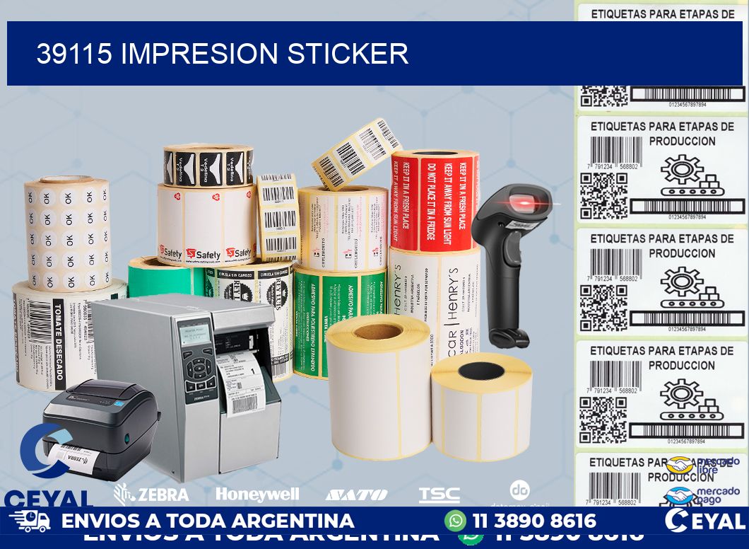 39115 Impresion sticker