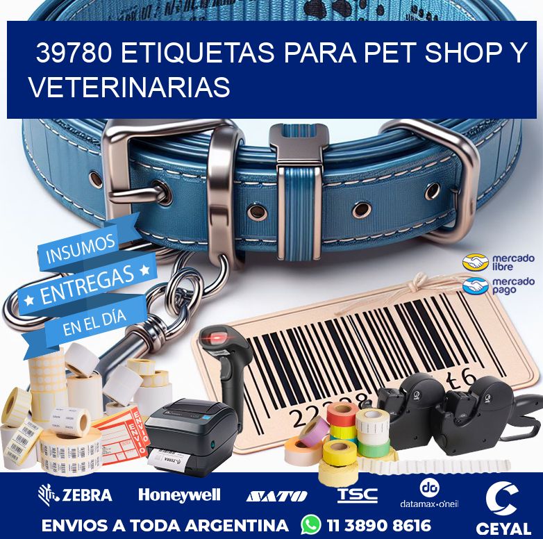 39780 ETIQUETAS PARA PET SHOP Y VETERINARIAS