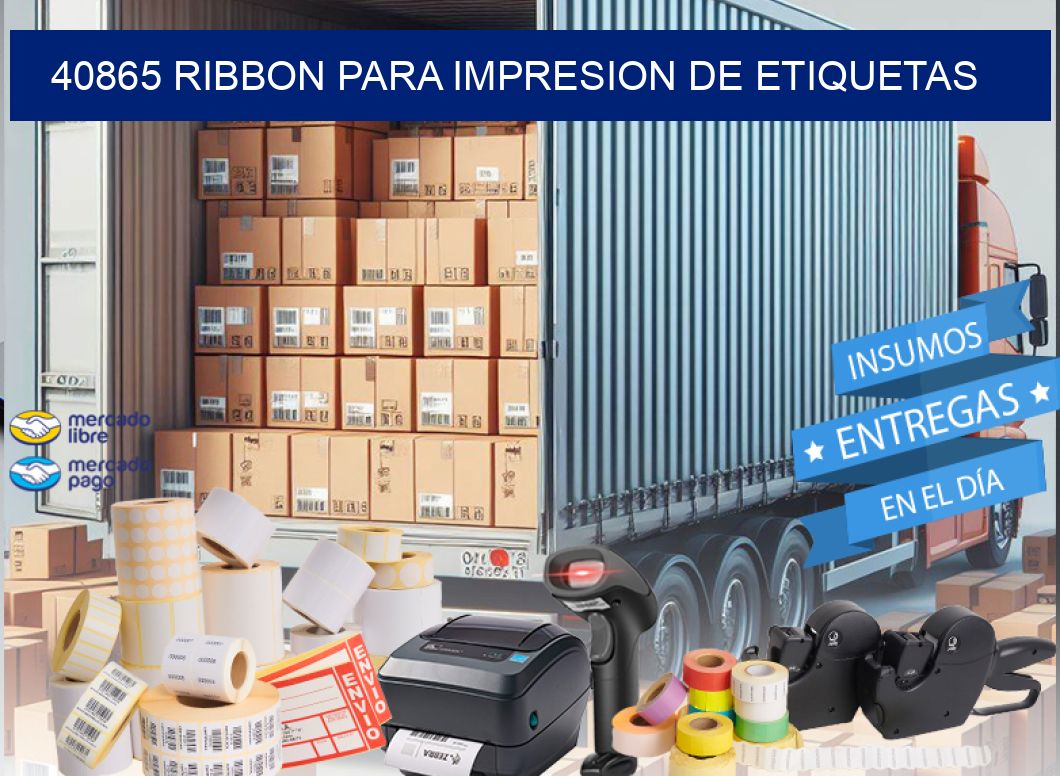 40865 RIBBON PARA IMPRESION DE ETIQUETAS