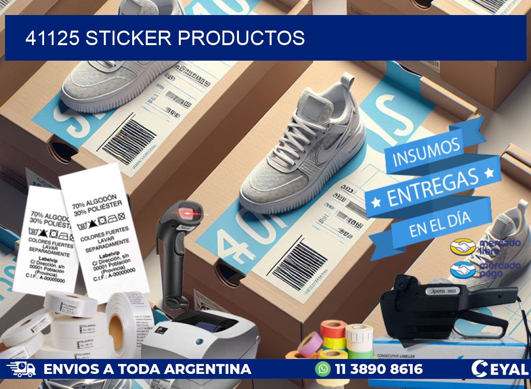 41125 STICKER PRODUCTOS