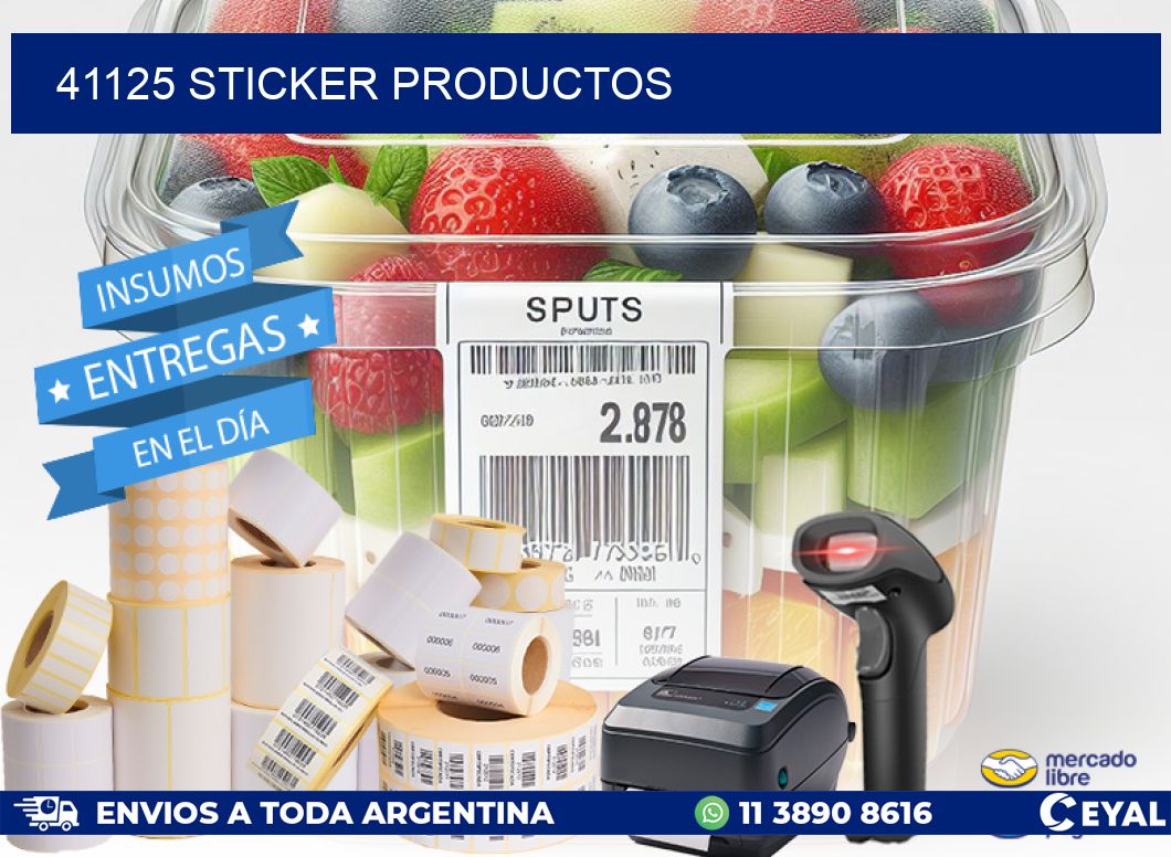41125 STICKER PRODUCTOS