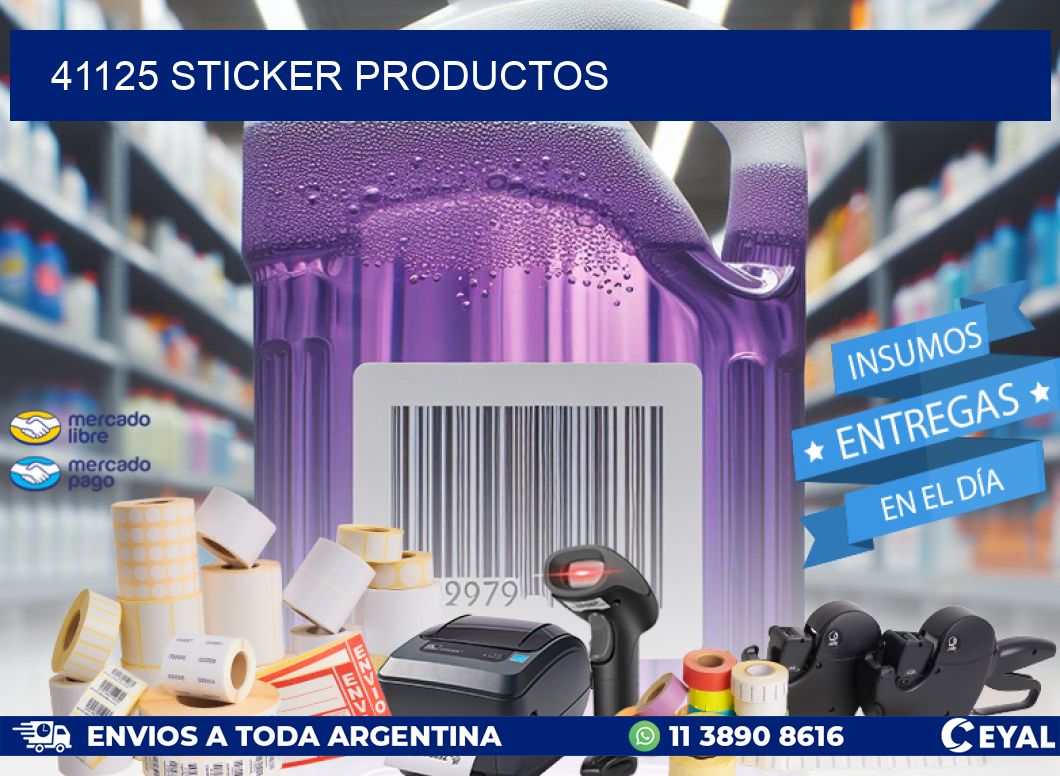 41125 STICKER PRODUCTOS