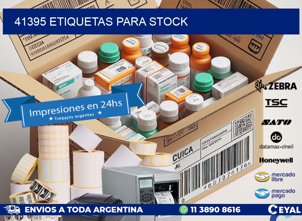 41395 ETIQUETAS PARA STOCK