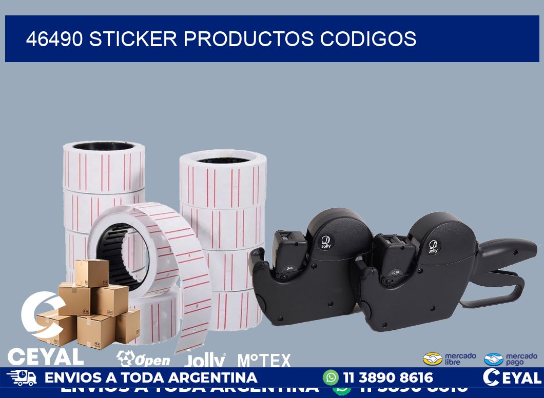 46490 sticker productos codigos
