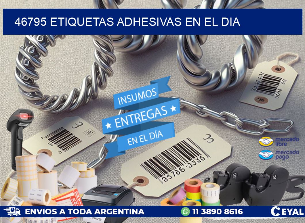46795 Etiquetas adhesivas en el dia