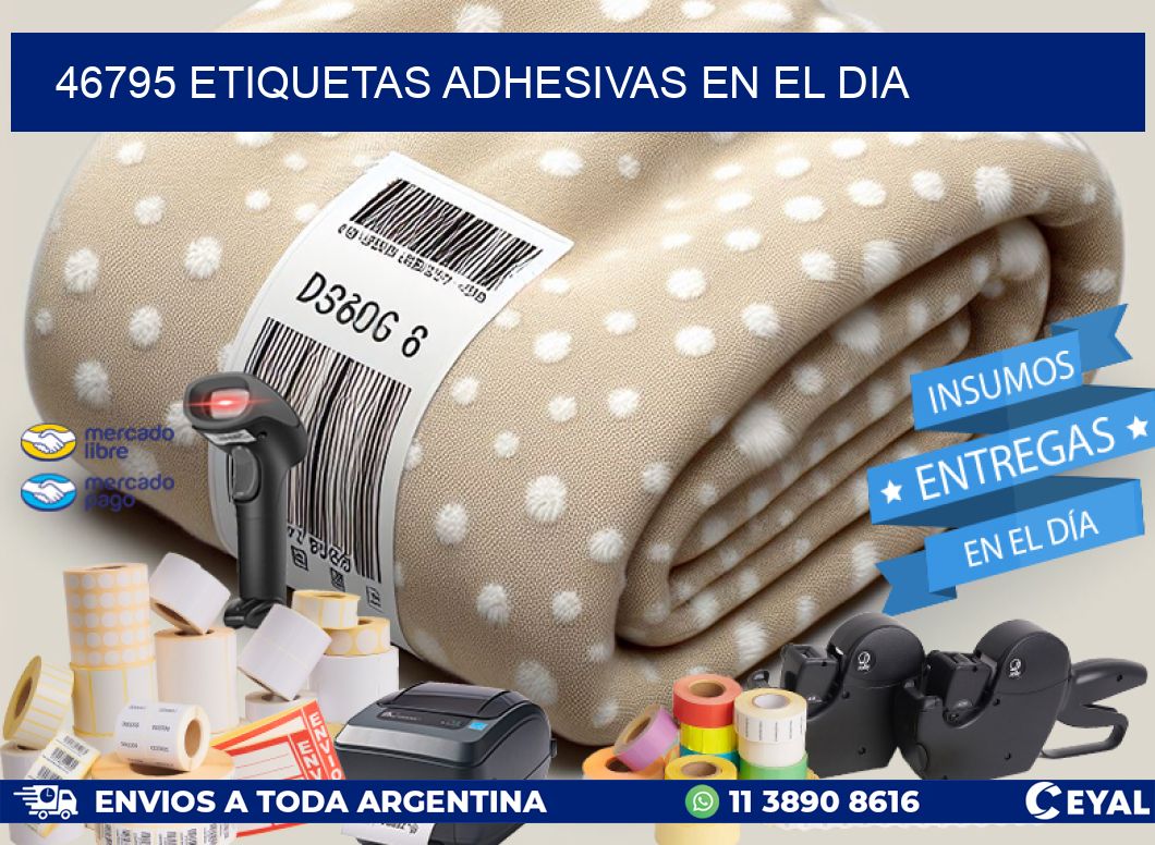 46795 Etiquetas adhesivas en el dia