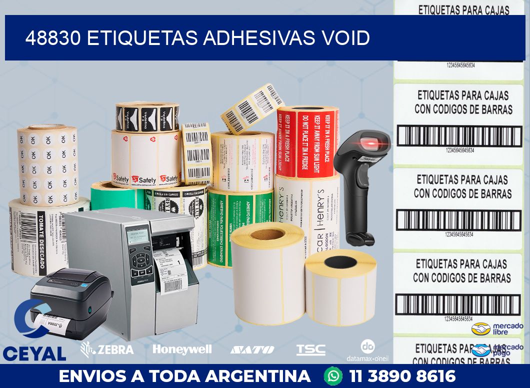 48830 ETIQUETAS ADHESIVAS VOID