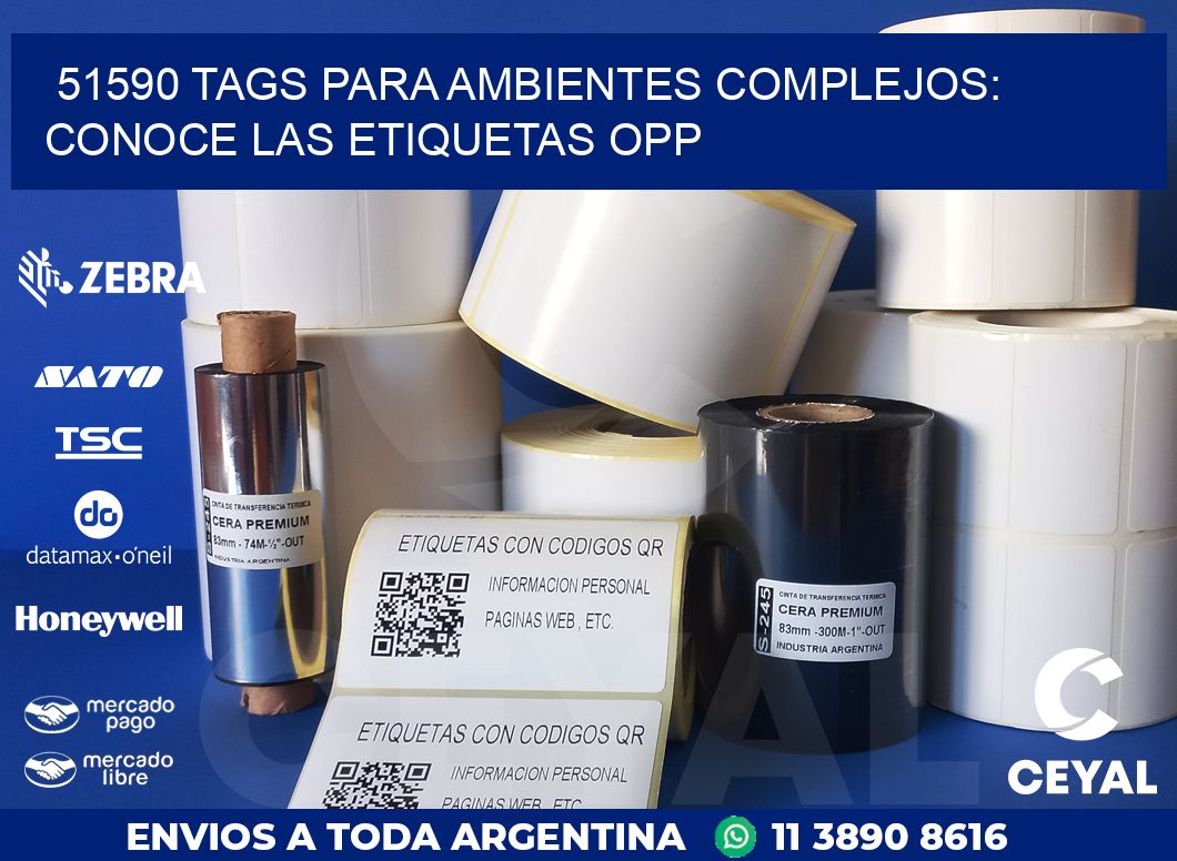 51590 TAGS PARA AMBIENTES COMPLEJOS: CONOCE LAS ETIQUETAS OPP