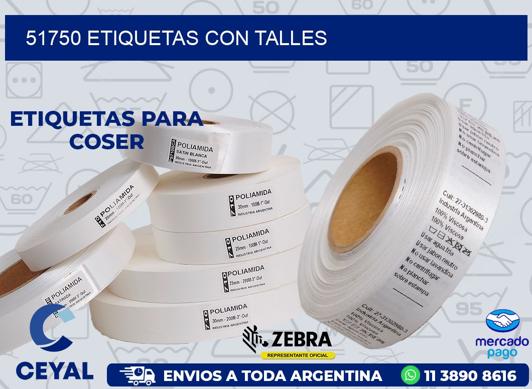 51750 ETIQUETAS CON TALLES