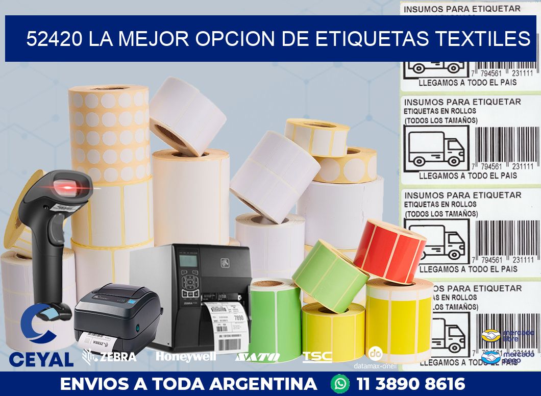 52420 LA MEJOR OPCION DE ETIQUETAS TEXTILES