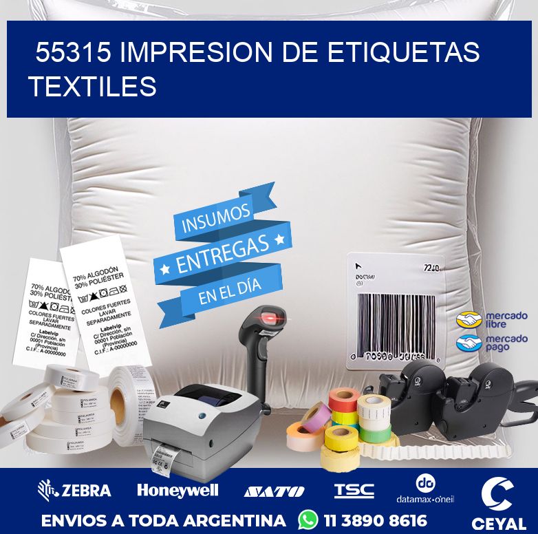 55315 IMPRESION DE ETIQUETAS TEXTILES