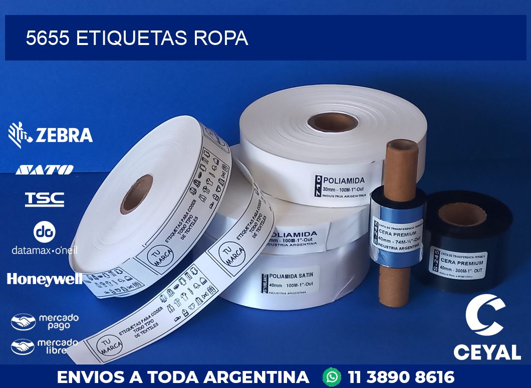 5655 ETIQUETAS ROPA