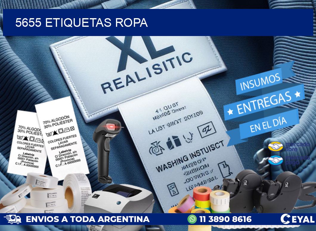 5655 ETIQUETAS ROPA