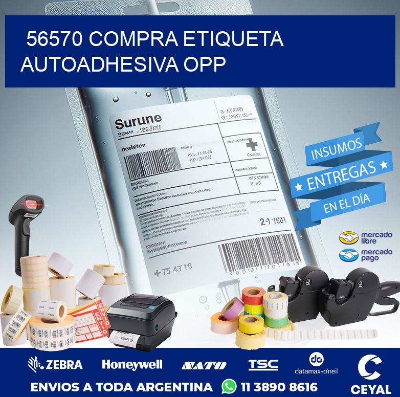 56570 COMPRA ETIQUETA AUTOADHESIVA OPP