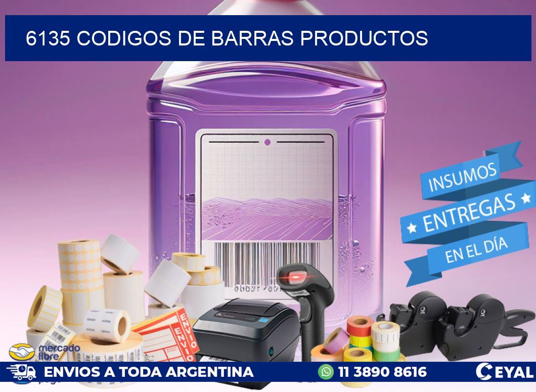 6135 Codigos de barras productos