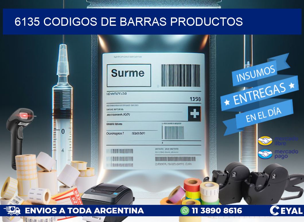 6135 Codigos de barras productos
