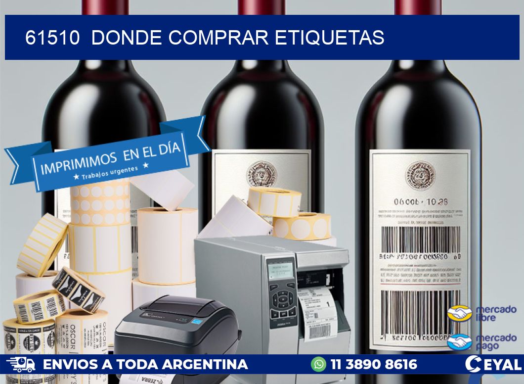 61510  donde comprar etiquetas