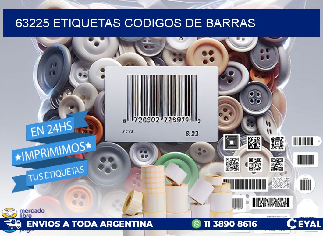 63225 etiquetas codigos de barras