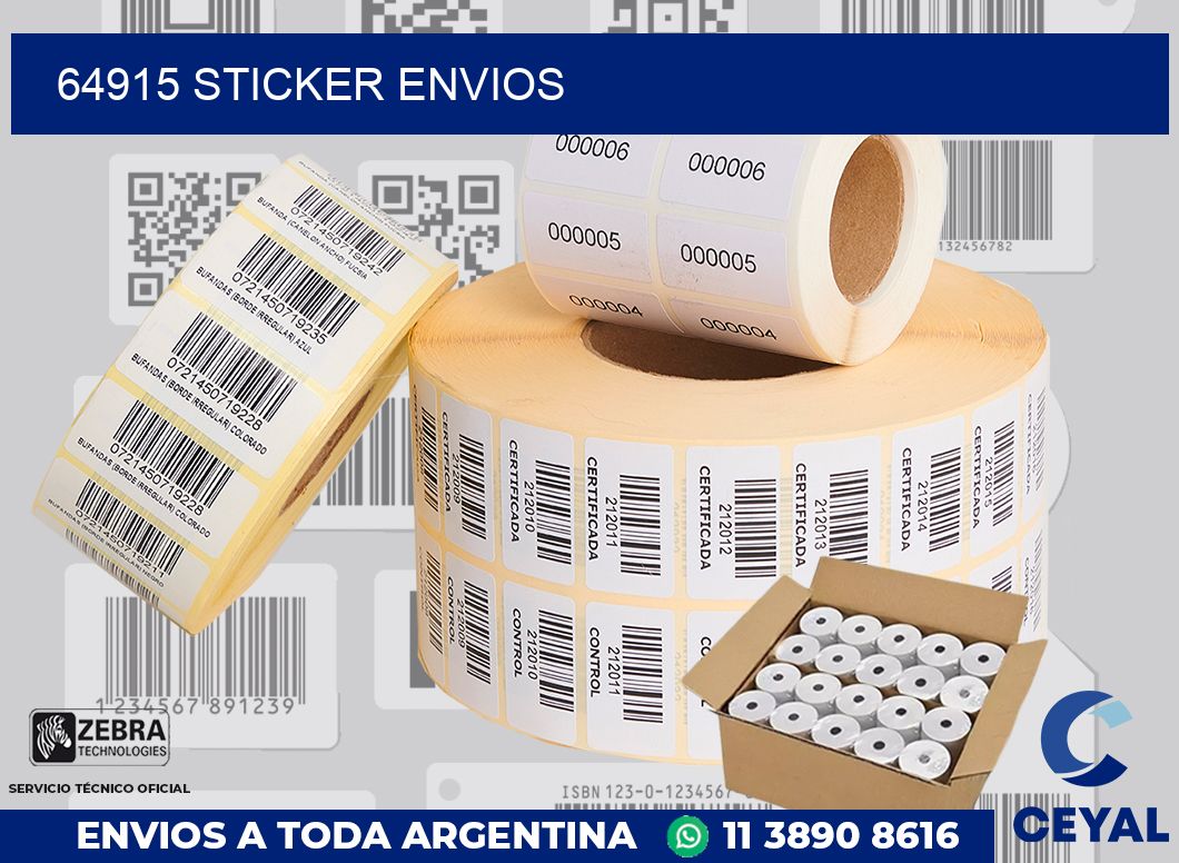 64915 STICKER ENVIOS