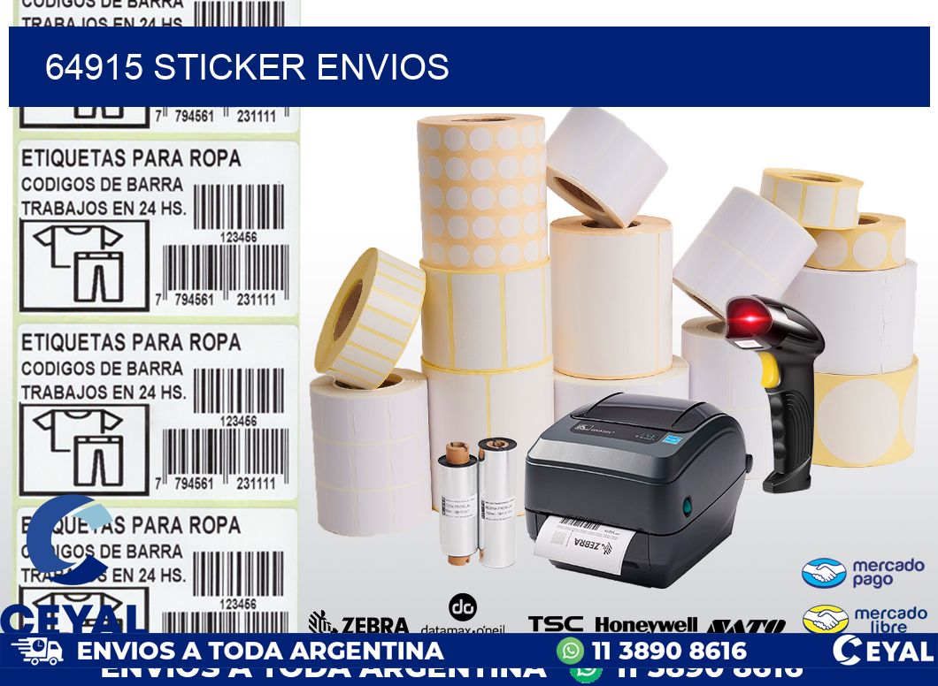 64915 STICKER ENVIOS