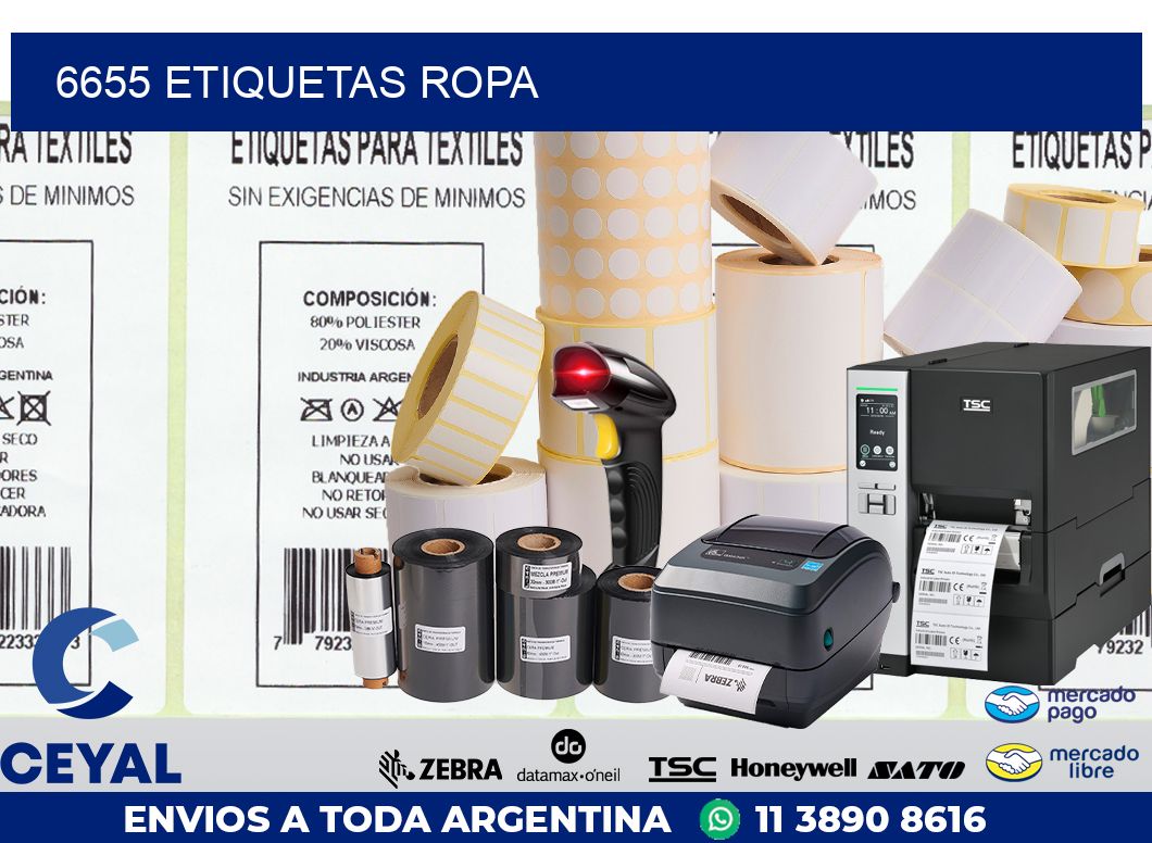 6655 ETIQUETAS ROPA