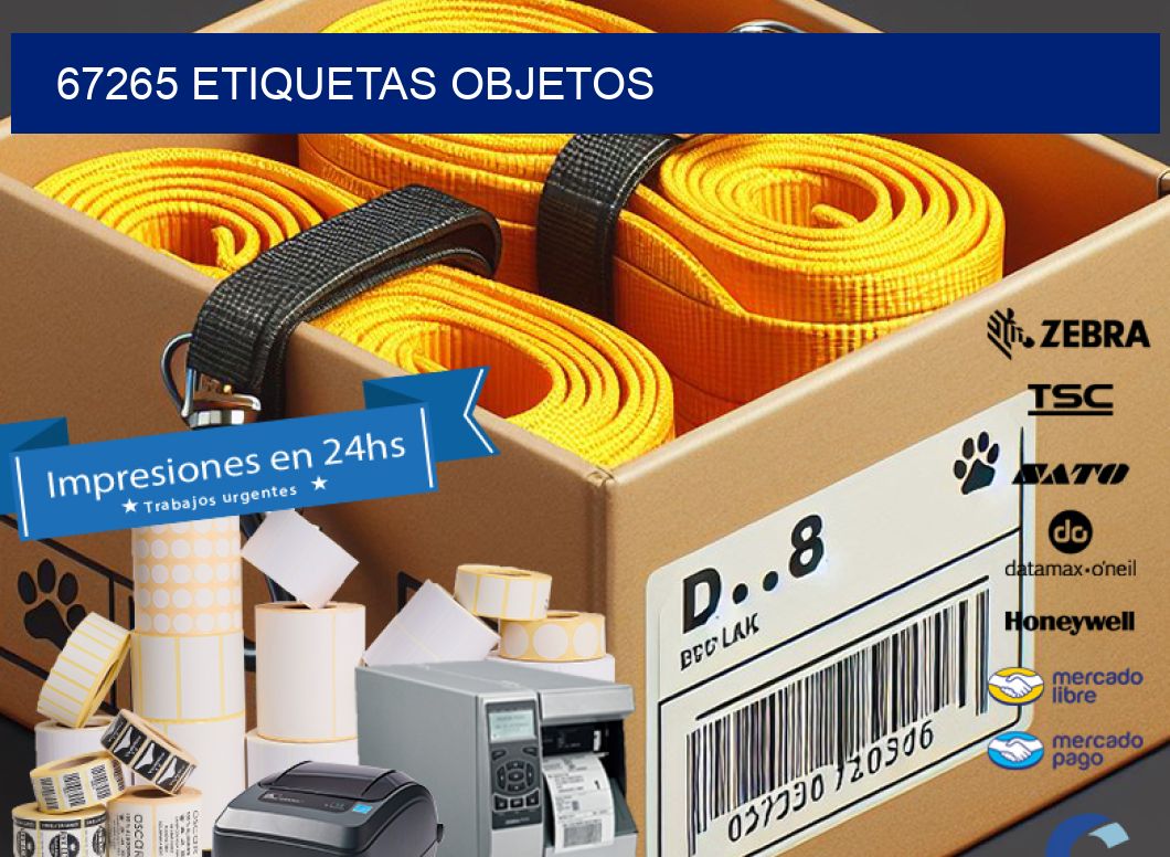 67265 etiquetas objetos