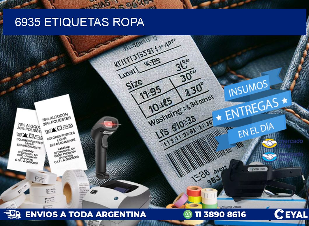 6935 ETIQUETAS ROPA