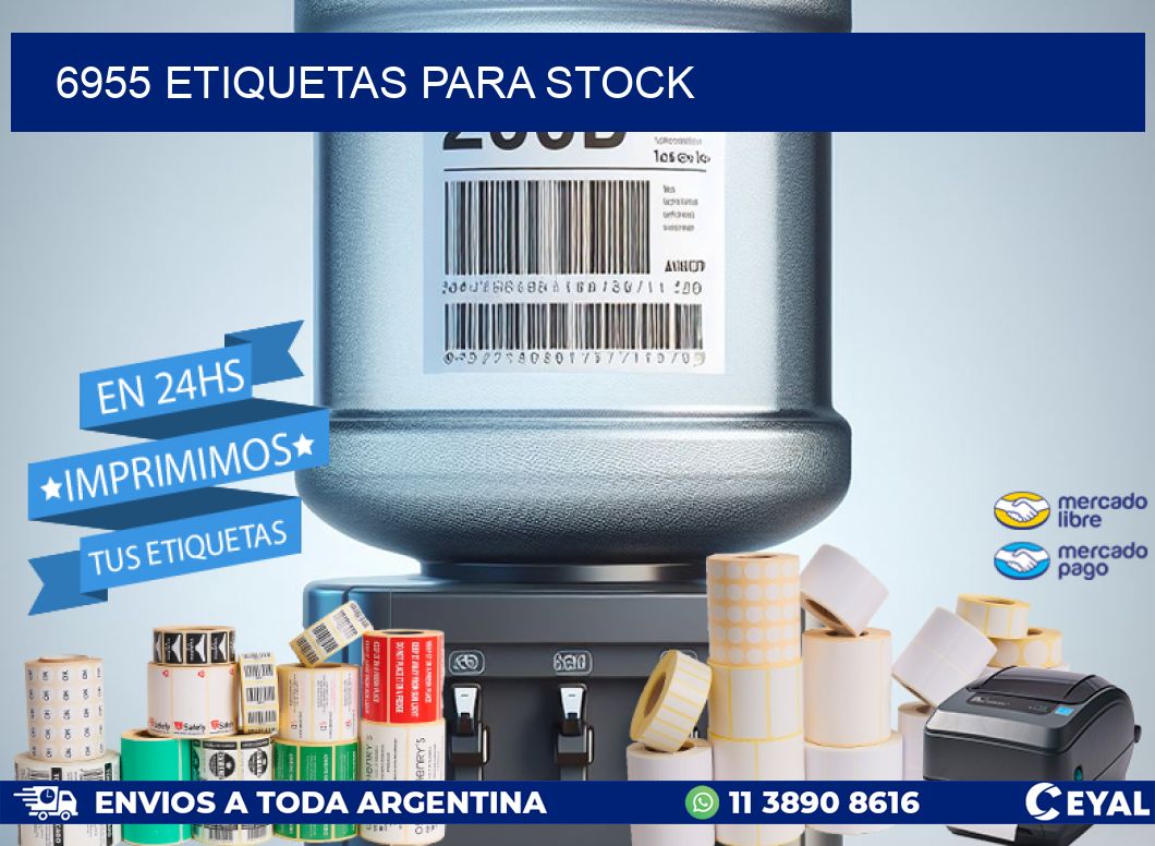 6955 ETIQUETAS PARA STOCK