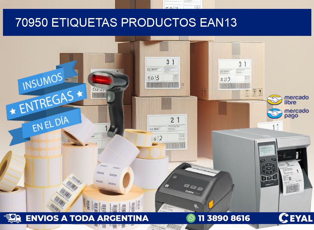 70950 Etiquetas productos ean13