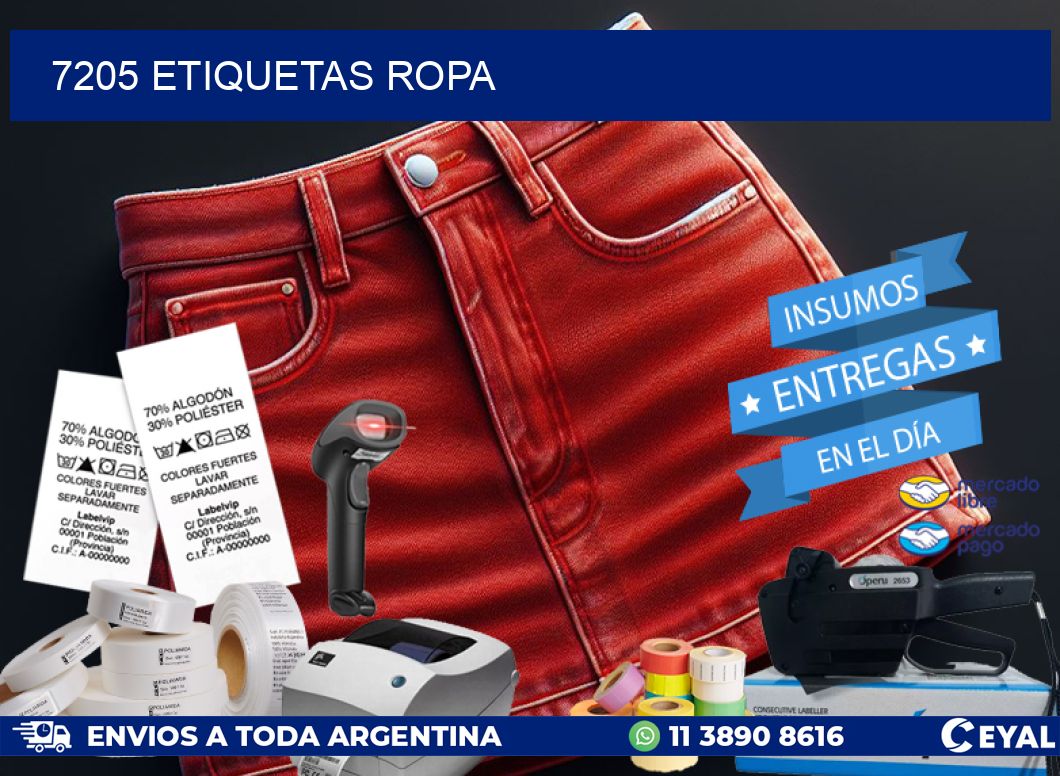 7205 ETIQUETAS ROPA