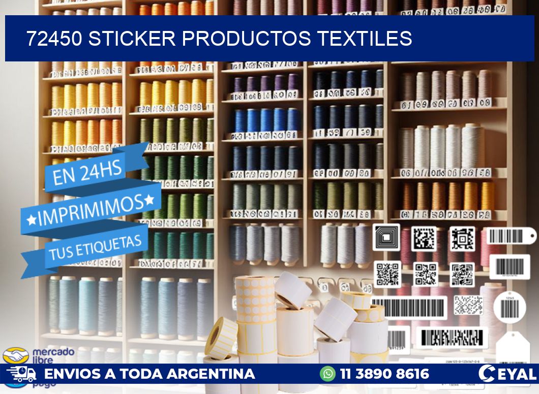 72450 STICKER PRODUCTOS TEXTILES
