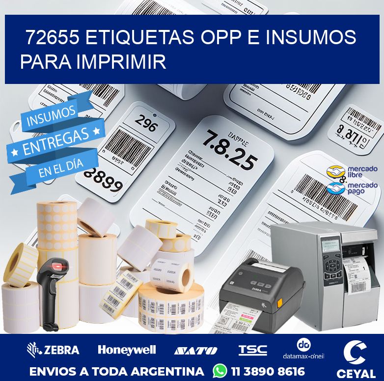 72655 ETIQUETAS OPP E INSUMOS PARA IMPRIMIR