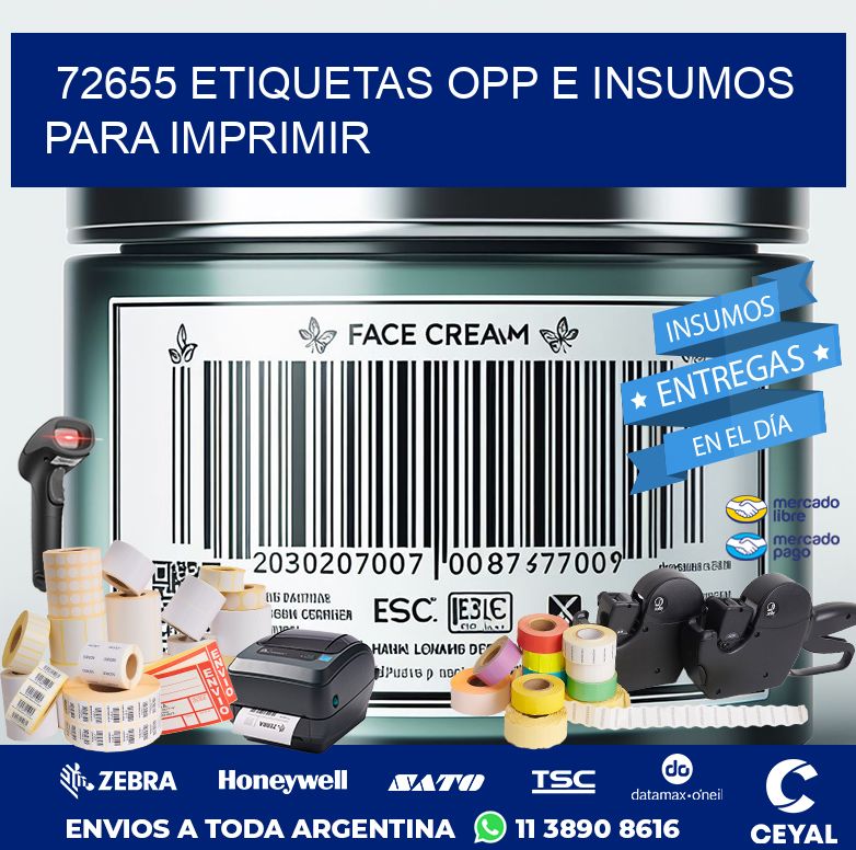 72655 ETIQUETAS OPP E INSUMOS PARA IMPRIMIR